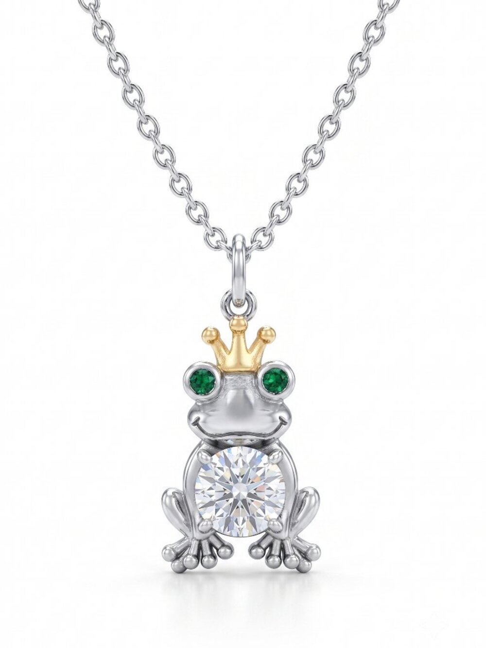 Frog Prince Necklace,  Charmed Aroma Fairy Tale Collection